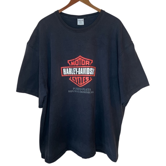 Carhartt Other - Harley Davidson Motorcycles Puerto Plata Republica Dominicana Logo Faded T Shirt